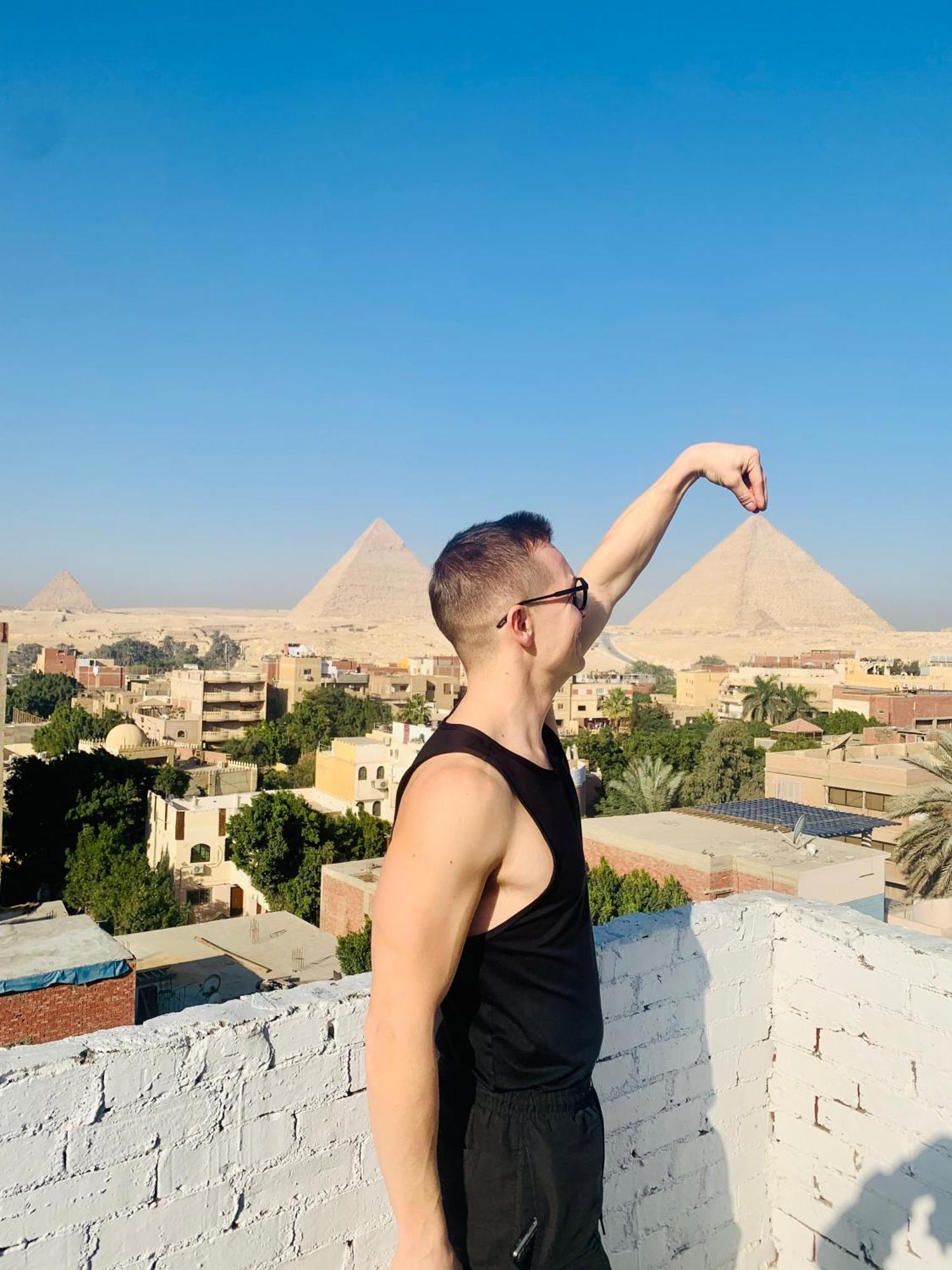 شقة Loay Pyramids View القاهرة المظهر الخارجي الصورة