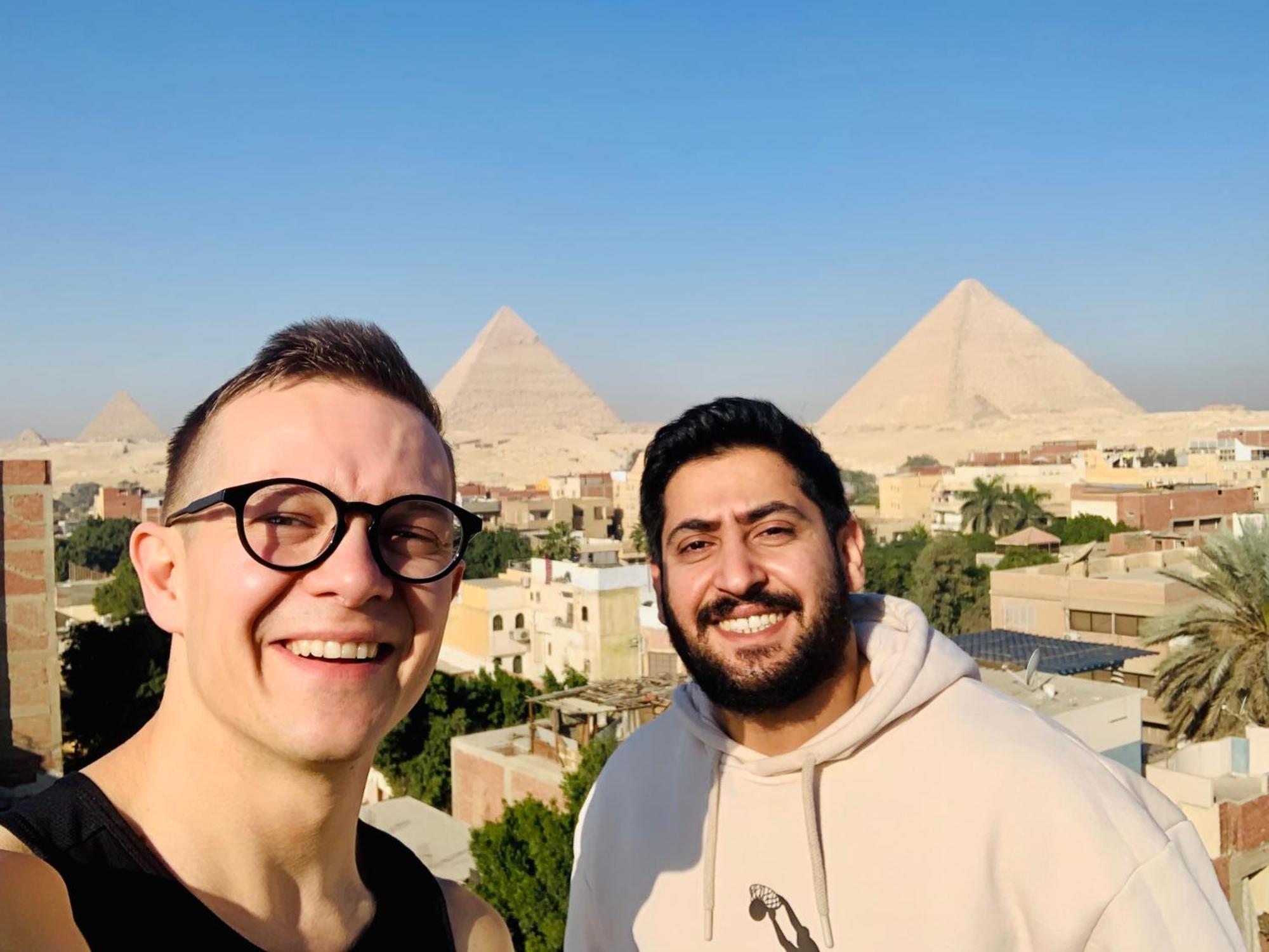 شقة Loay Pyramids View القاهرة المظهر الخارجي الصورة
