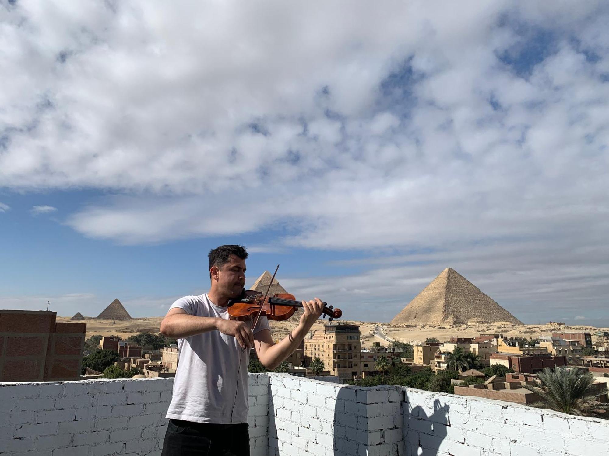 شقة Loay Pyramids View القاهرة المظهر الخارجي الصورة