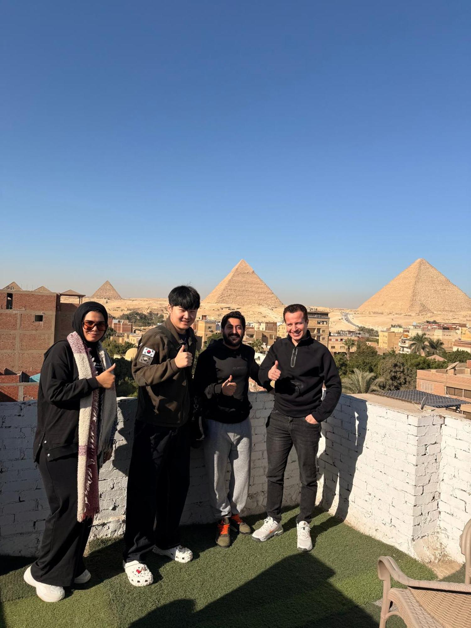 شقة Loay Pyramids View القاهرة المظهر الخارجي الصورة